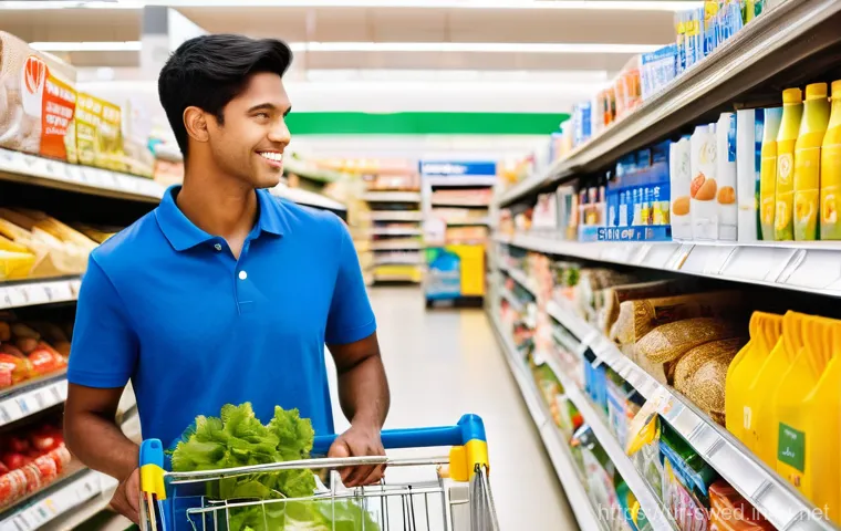 스웨덴의 음식 가격 - **Prompt 1: Budget-Friendly Grocery Shopping in Sweden**
"A candid, realistic photograph of a yo...