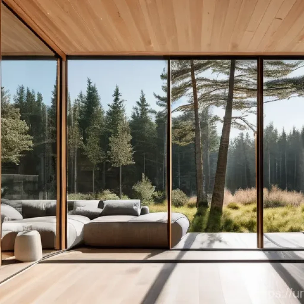 스웨덴의 건축 양식 - **Prompt 1: Sustainable Timber Architecture with Nature Integration**
    "A stunning, large-scale c...