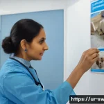 스웨덴의 동물 보호 정책 - A detailed scene illustrating Sweden&rsquo;s comprehensive animal welfare legal framework: a responsible S...